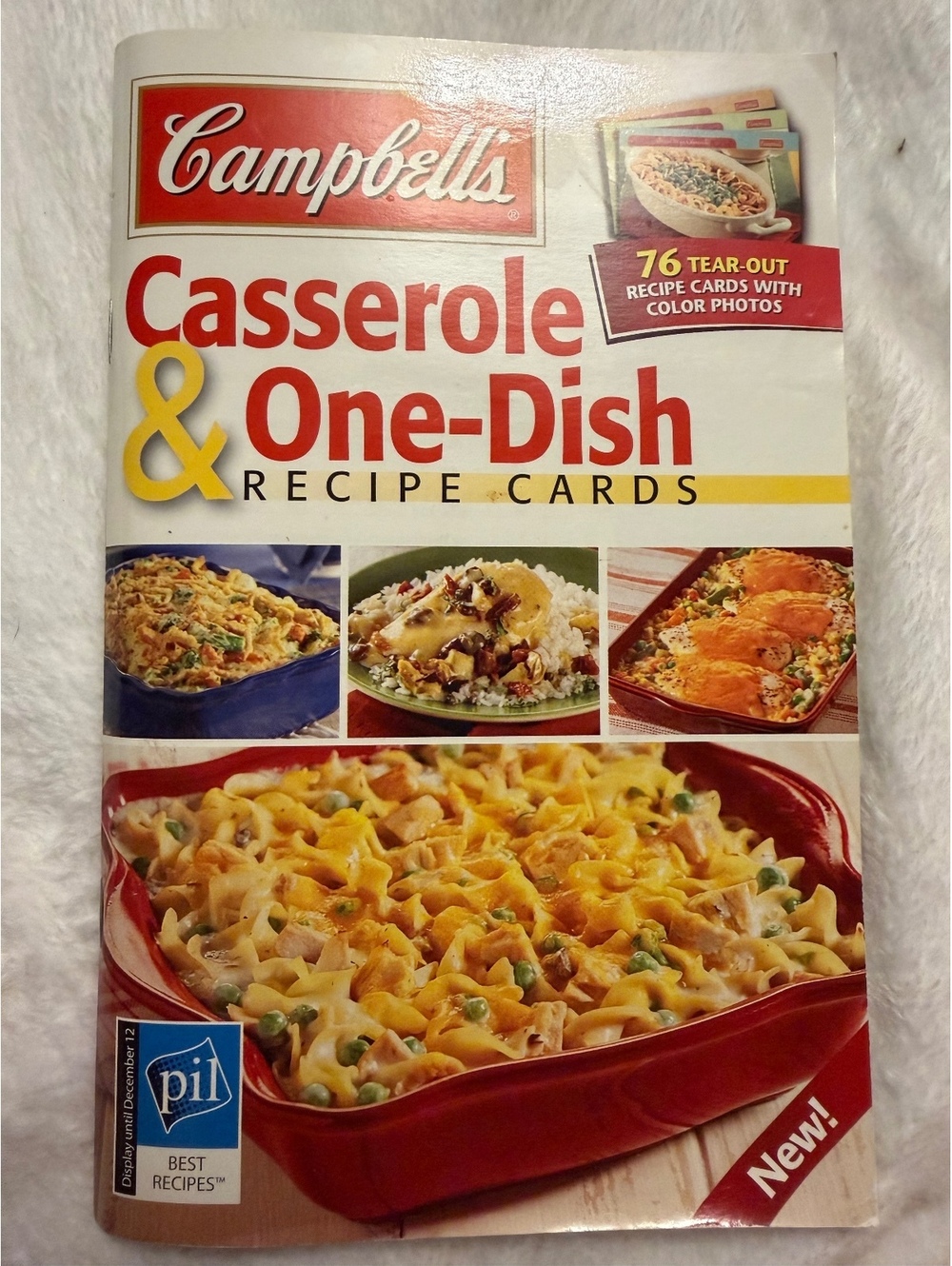 Campbell's Casserole & One-Dish Recipe Cards - 76 Tear-Out Cards w/ Color Photoa